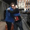 Mark Ronson outside the May Fair hotel
London, England.