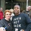 '30 Rock' star Tracy Morgan
leaving ABC Studios after appearing on 'Live with Regis and Kelly'
New York City, USA.