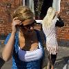 Kerry Katona 
says goodbye to friends and family outside her mother's house
Cheshire, England.