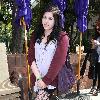 Actress Alectra Busey - the daughter of actor Gary Busey - waits for members of the all-male hip-hop dance crew Jabba WockeeZ to make an appearance at Millions of Milkshakes. Los Angeles.