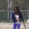 Janice Dickinson takes her pet dogs for a walk in the park
Los Angeles, USA.