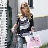 Actress Rebecca Gayheart
leaving La Conversation Cafe after shopping at Bel Bambini, a high end baby boutique
West Hollywood, California.