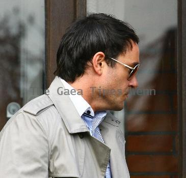 Jack Tweed leaving home on his way to court on the final day of his trial where he stands accused of rape Essex.