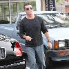 Simon Cowell was spotted out at a restaurant with his Mother. The pop mogul ordered pizza and shared some with a friendly dog which was on the table beside his.
Malibu, USA.