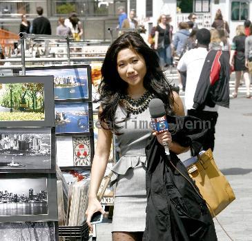 Julie Chang
entertainment anchor for Good Day New York, FOX 5, reporting on location near Central Park
New York City, USA.