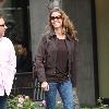 Shannon Elizabeth is all smiles on her way to pick up coffee at The Grove
Los Angeles, California.