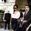 Zoe Saldana
de parts a hotel with her grandmother
New York City, USA.