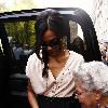 Zoe Saldana
de parts a hotel with her grandmother
New York City, USA.