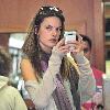 Alessandra Ambrosio out shopping for a cellphone New York City.