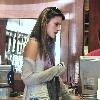 Alessandra Ambrosio out shopping for a cellphone New York City.