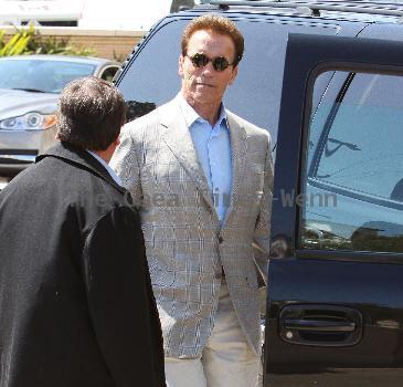 Arnold Schwarzenegger leaving Barneys New York in Beverly Hills and gets in a waiting car
Los Angeles, California.