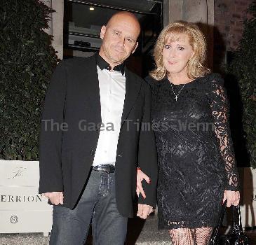 Beverley Callard with her partner