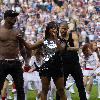 Alexandra Burke 
performs live performance as the London Wasps take on Bath, raising money for 'Help for Heroes' at Twickenham Stadium
London, England.