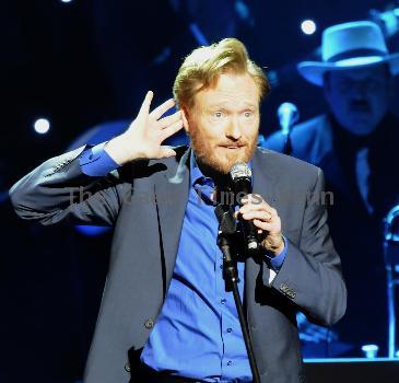 Conan O'Brien performing on his 'Legally Prohibited To Be Funny On Television Tour' at the Gibson Amphitheatre.
Universal City, California,