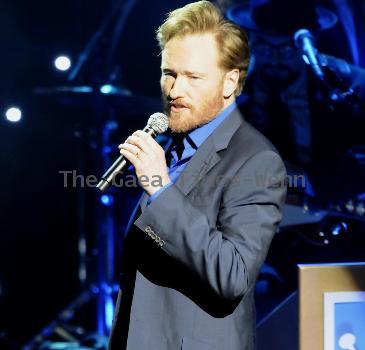 Conan O'Brien performing on his 'Legally Prohibited To Be Funny On Television Tour' at the Gibson Amphitheatre.
Universal City, California,