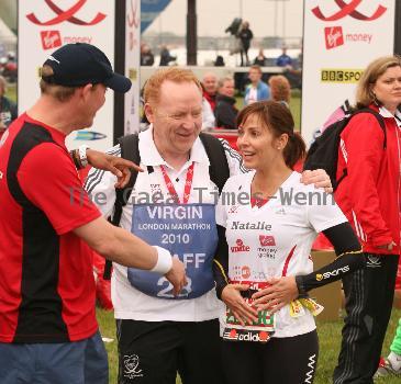 Richard Branson The start of the 2010 Virgin London Marathon at Blackheath CommonLondon.