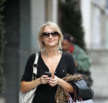 Former Hollyoaks actress Ali Bastian
leaving the Lipsy store
London, England.