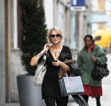 Former Hollyoaks actress Ali Bastian
leaving the Lipsy store
London, England.