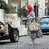 Jane Goldman
 arriving at a friends house in west London
London, England.