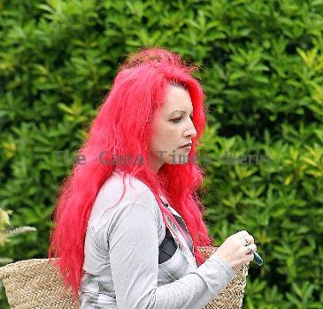 Jane Goldman
 arriving at a friends house in west London
London, England.