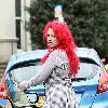 Jane Goldman
 arriving at a friends house in west London
London, England.