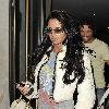 Katie Price aka Jordan leaving the May Fair hotel London.