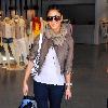 Nicole Scherzinger shops at Armani Exchange on Robertson Boulevard 
Los Angeles, California.