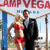 Holly Madison, Wayne Newton
 Launch event for the 'Camp Vegas' summer campaign at the 'Welcome to Fabulous Las Vegas' sign 
Las Vegas, Nevada.