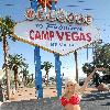 Holly Madison, Wayne Newton
 Launch event for the 'Camp Vegas' summer campaign at the 'Welcome to Fabulous Las Vegas' sign 
Las Vegas, Nevada.