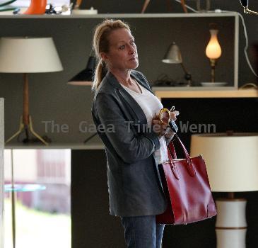 'Brothers & Sister' star Patricia Wettig 
shops for furniture at Lawson-Fenning 
Los Angeles, California.