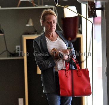 'Brothers & Sister' star Patricia Wettig 
shops for furniture at Lawson-Fenning 
Los Angeles, California.