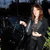 Stockard Channing
 arriving at the RTE Studios for the 'Late Late Show'.
Dublin, Ireland.