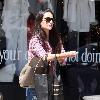 Jordana Brewster visits Le Pain in West Hollywood to have lunch Los Angeles.