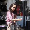 Jordana Brewster visits Le Pain in West Hollywood to have lunch Los Angeles.