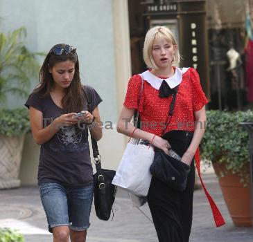 Juno Temple was spotted shopping with a friend at the Grove in Hollywood Los Angeles.