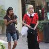 Juno Temple was spotted shopping with a friend at the Grove in Hollywood Los Angeles.