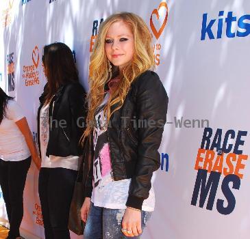 Avril Lavigne at the Orange MS Cure Benefit at Kitson on Melrose Avenue, West Hollywood Los Angeles.