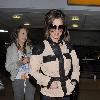 Cheryl Cole
 arriving at Heathrow airport after flying in from Dublin
London, England.