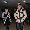 Cheryl Cole
 arriving at Heathrow airport after flying in from Dublin
London, England.