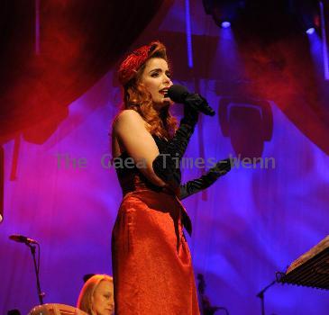 Paloma Faith 
In concert at Cheltenham Town Hall during the Cheltenham Jazz Festival
Cheltenham, England.