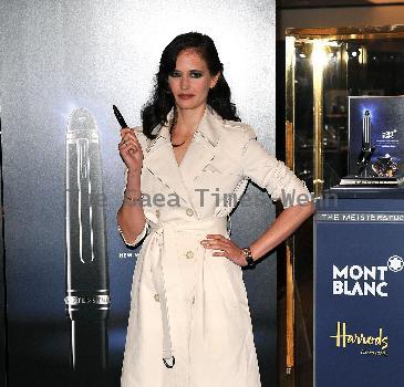 Eva Green
 The launch of Meisterstuck Montblanc Diamond - Photocall held at Harrods
 London, England.