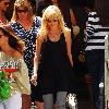 Malin Ackerman 
goes for lunch at the Ivy restaurant on Robertson boulevard with a friend.
Los Angeles, California.