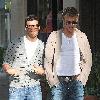 Mark Ballas and Derek Hough go to the cinema together at the Grove 
Los Angeles, California.