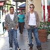 Mark Ballas and Derek Hough go to the cinema together at the Grove 
Los Angeles, California.