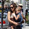 Jessica Alba seen out getting coffee with her daughter Honor Marie Warren in Beverly Hills. Los Angeles.