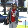 Mischa Barton stops at a gas station to fill up her car in West Hollywood Los Angeles.