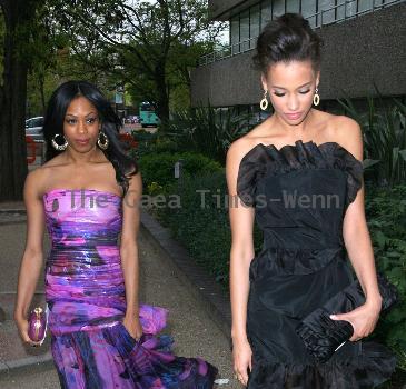 Simone James and guest
 2010 British Soap Awards held at the London Television Centre - Outside Arrivals
London, England.