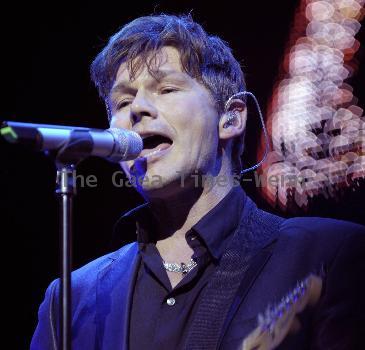 Morten Harket, a-ha performing live on stage at Massey Hall during their 'Ending on a High Note 2010' farewell world tour. Toronto.