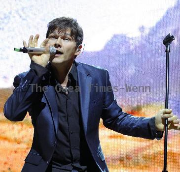 Morten Harket, a-ha performing live on stage at Massey Hall during their 'Ending on a High Note 2010' farewell world tour. Toronto.