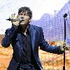 Morten Harket, a-ha performing live on stage at Massey Hall during their 'Ending on a High Note 2010' farewell world tour. Toronto.